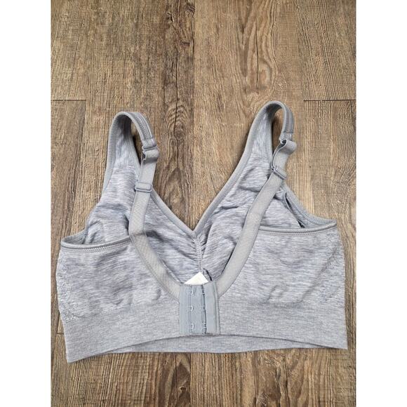 Anita Lotta Post Mastectomy Bra Gray Stretch Support Size XL - Picture 2 of 4